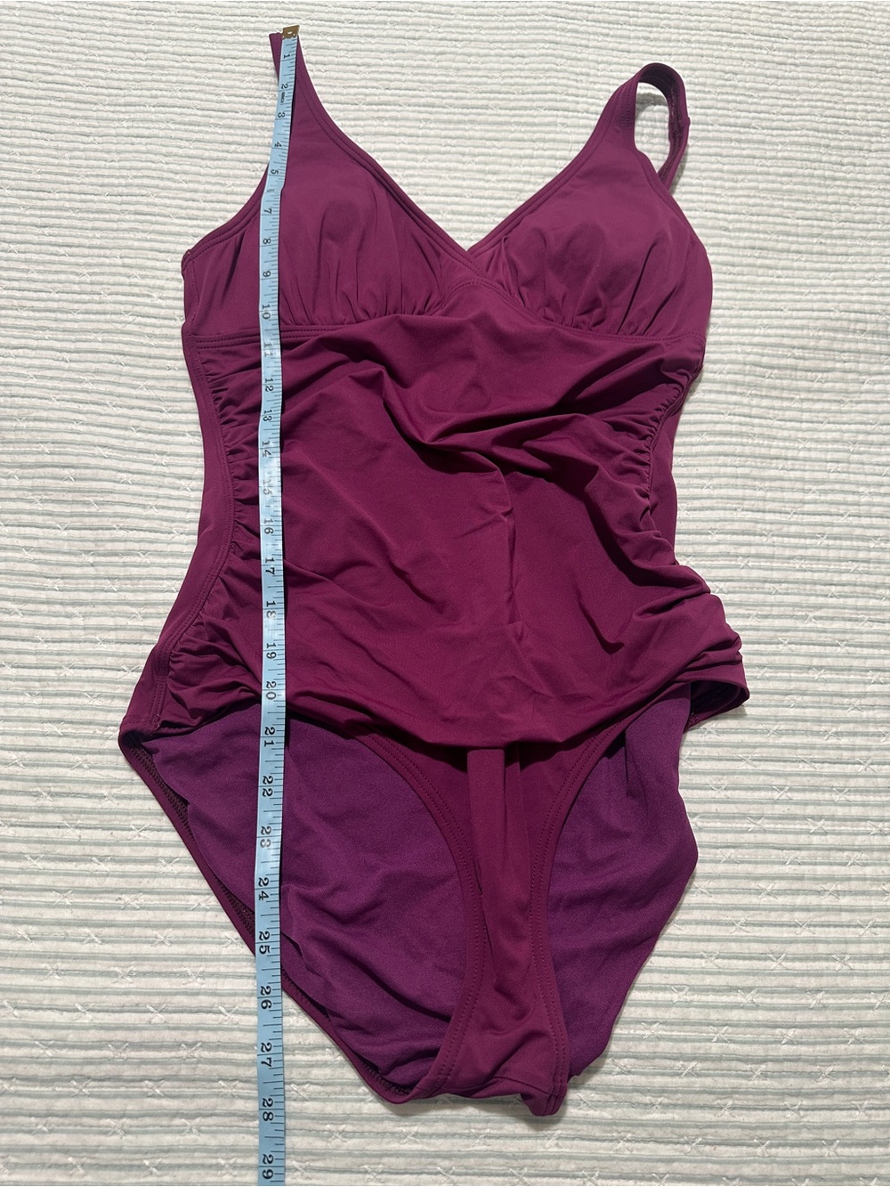 NWOT Tommy Bahama Plum Purple One-Piece Swimsuit - Picture 6 of 8